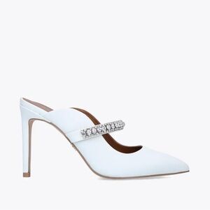 Kurt Geiger White Duke Mule Shoes